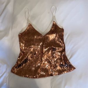 Free People Intimates Sparkle Top Size M